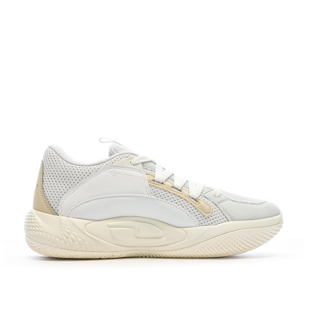 Chaussures de Basketball Blanc/Vert Homme Puma Court Rider 2