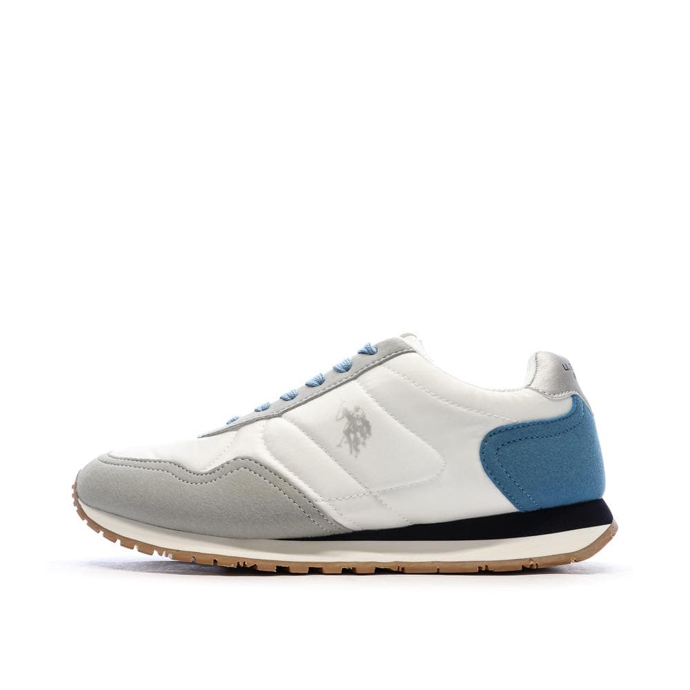 Baskets Blanches/Bleu/Gris Femme US Polo ASSN FS1 1