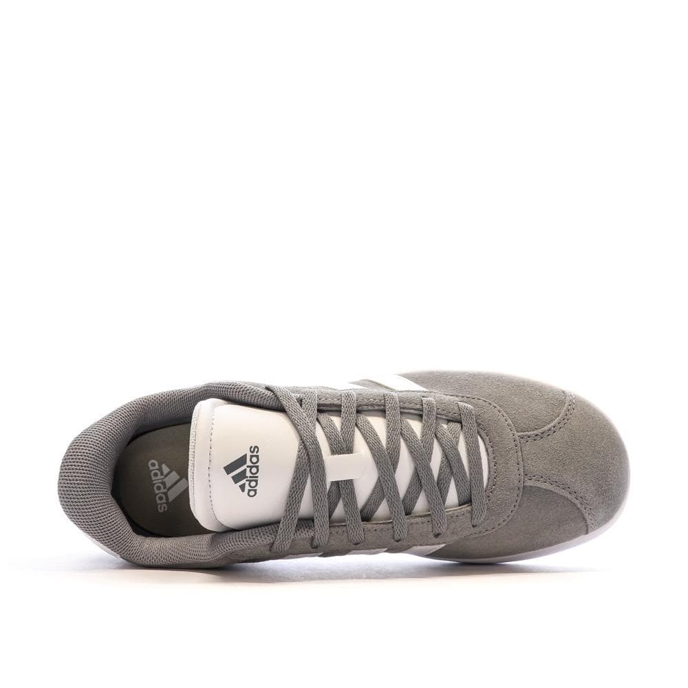 Baskets Grise Femme Adidas Vl Court 3.0 K 4