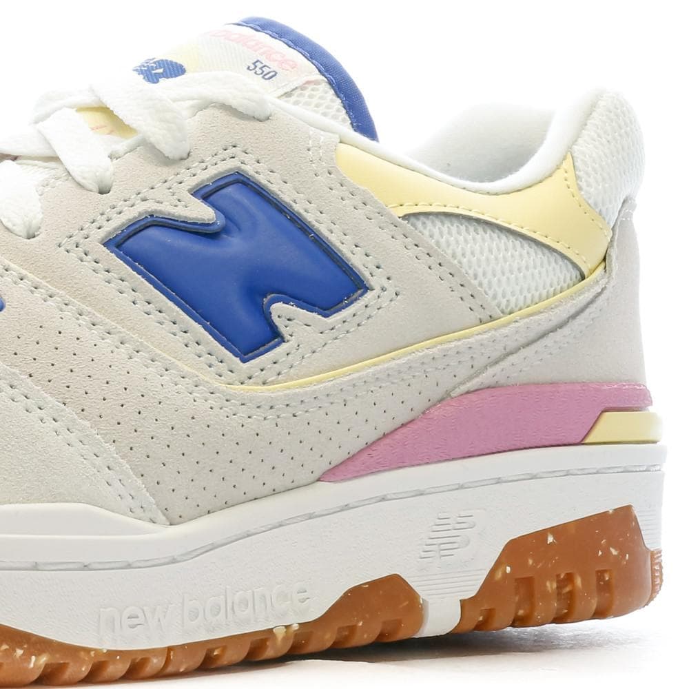 Baskets Beige/Bleu Femme New Balance Bb550 7