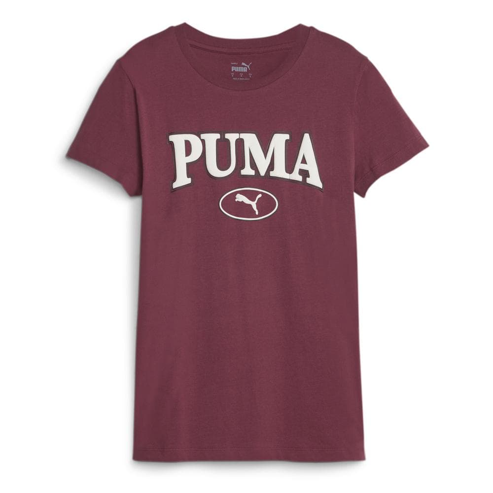 T-shirt Bordeaux Femme Puma Squad Graf 1