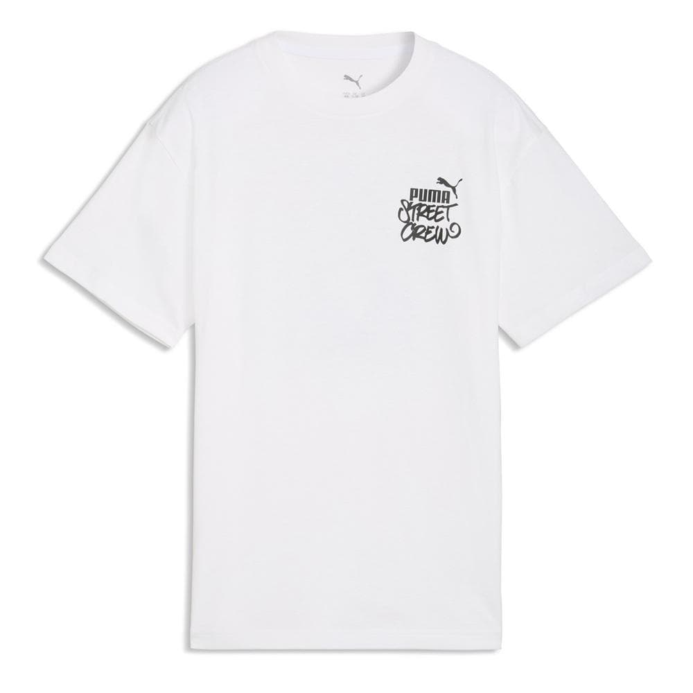 T-Shirt Blanc Garçon Puma Relaxed 1