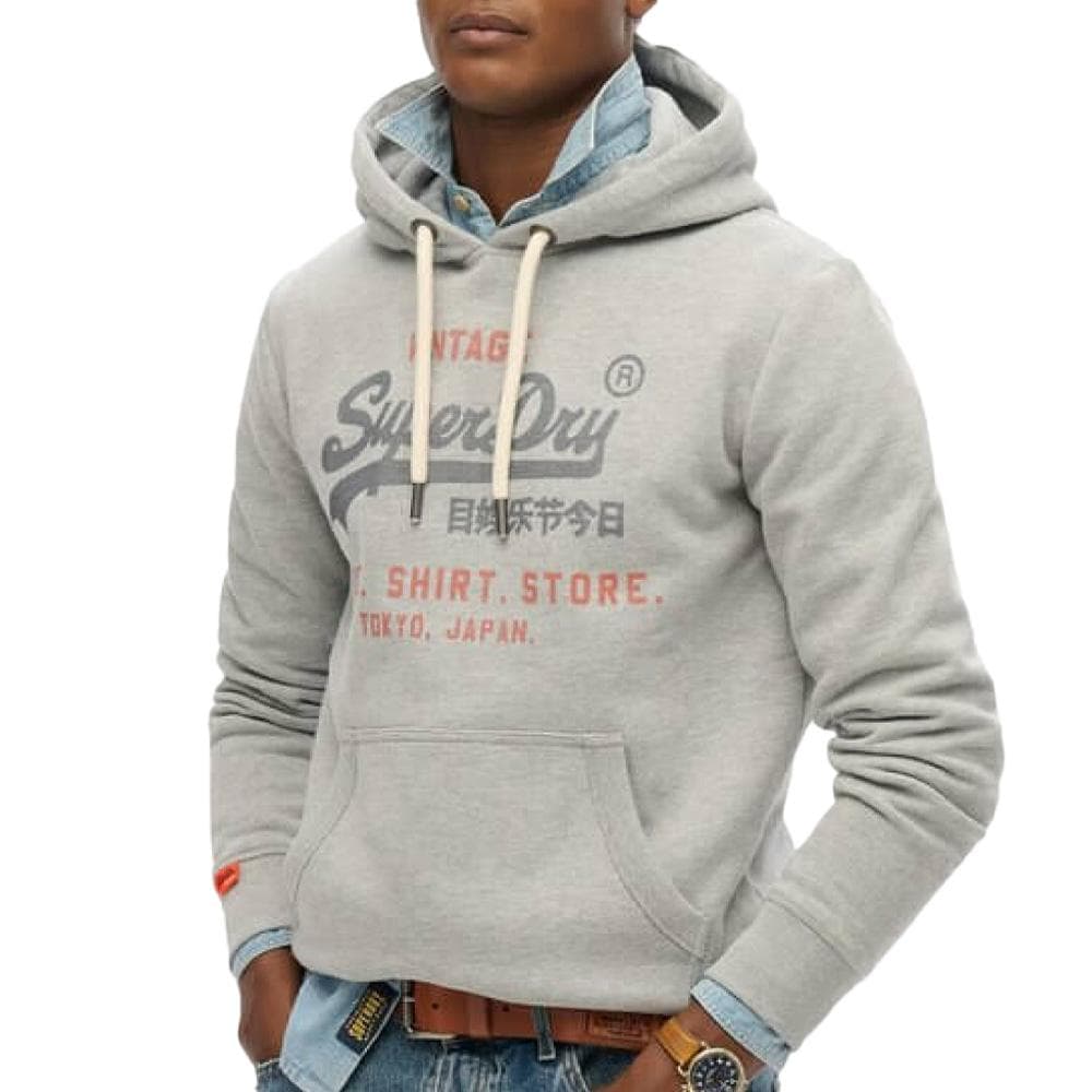 Sweat Gris Homme Superdry Heritage 1