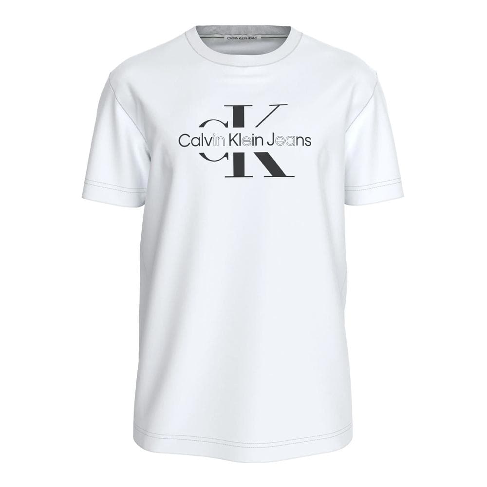 T-shirt Blanc Homme Calvin Klein Jeans Disrupted 1