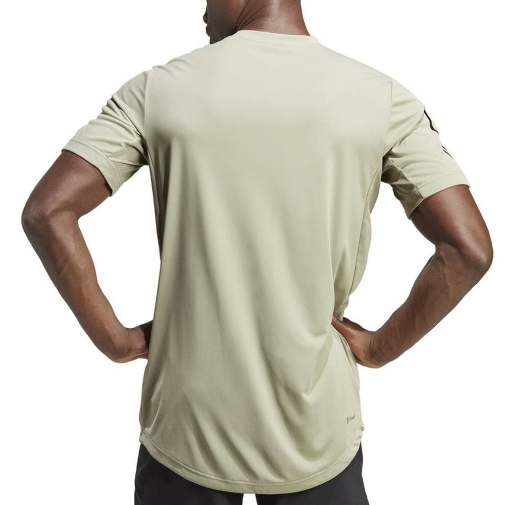 T-shirt Kaki Homme Adidas Club HS3260 2