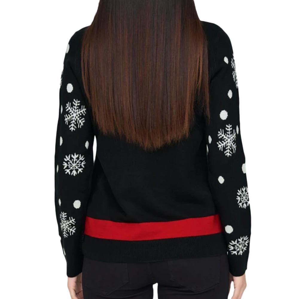 Pull de Noël Noir Femme JDY Lucia 2