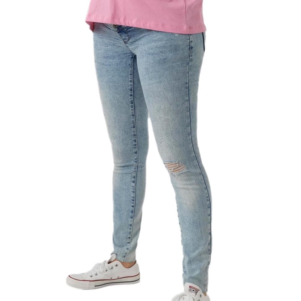 Jean Slim Bleu Femme Mamalicious Barka 1