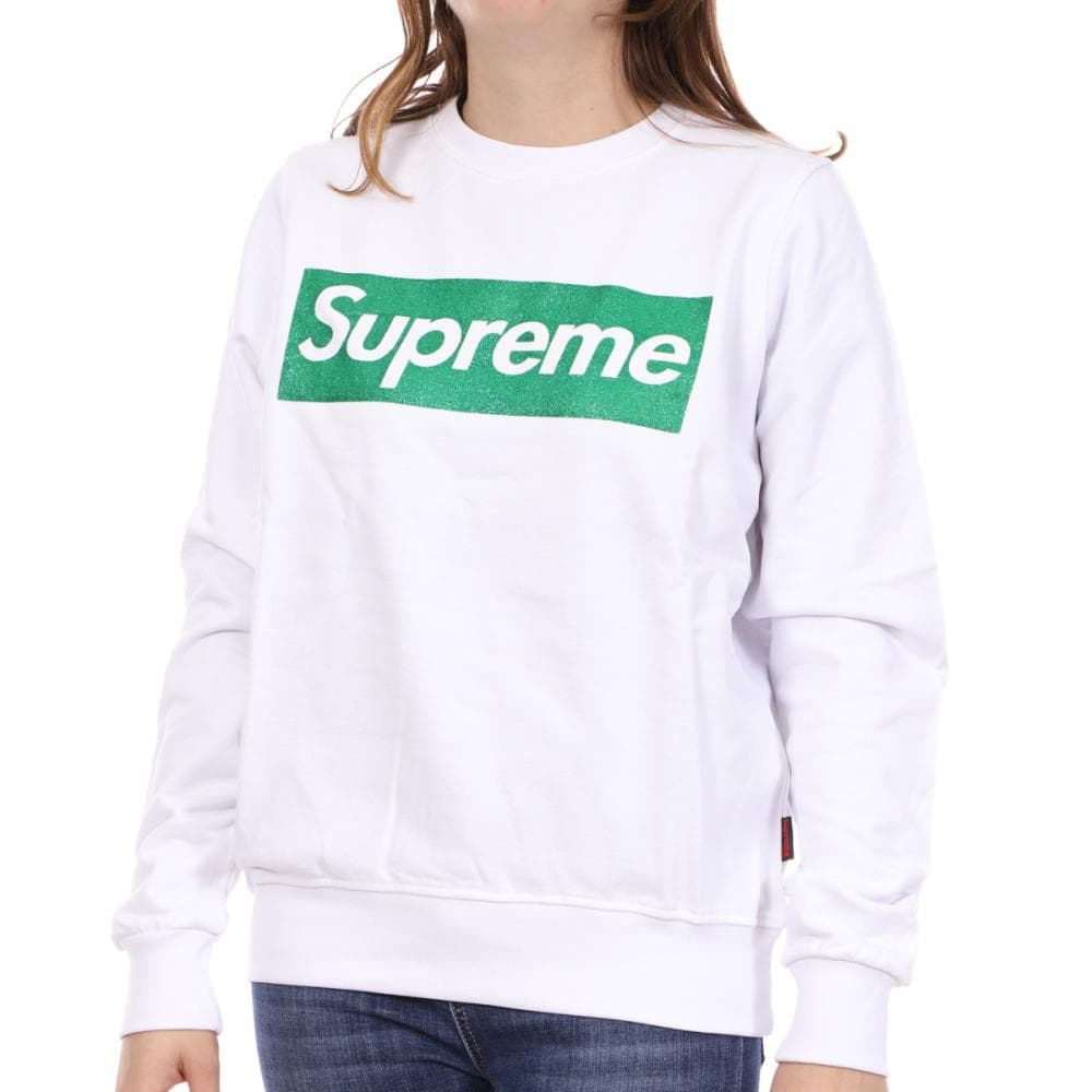 Sweat Blanc/Vert Femme Supreme Grip Rosalba 1