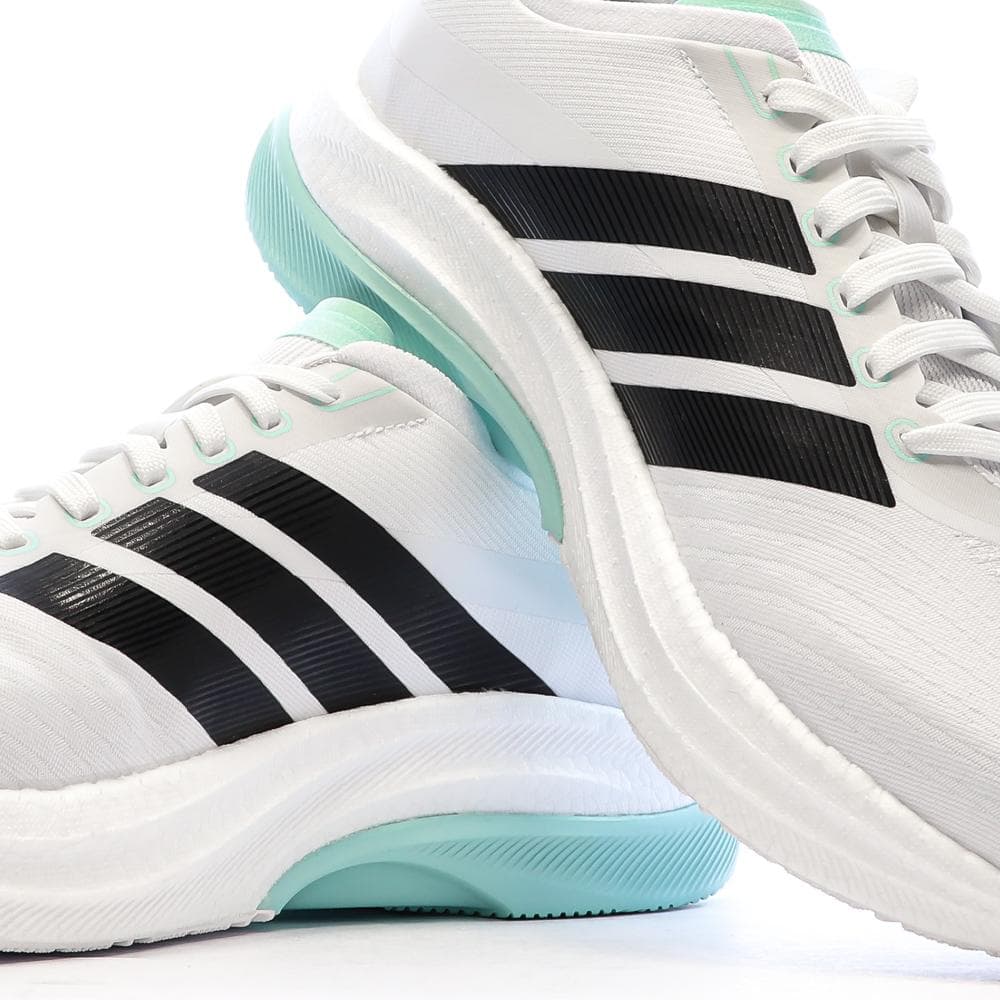 Chaussures de running Blanches/Bleu Homme Adidas Moveboost 7