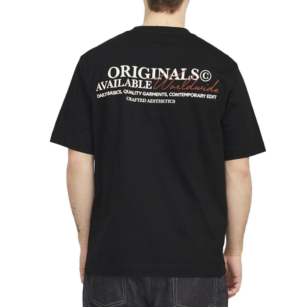 T-Shirt Noir Homme Jack & Jones Whislington 2