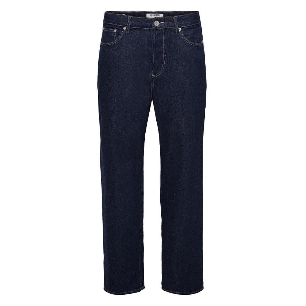 Jean Baggy Bleu Foncé Homme Only & Sons Fade 1