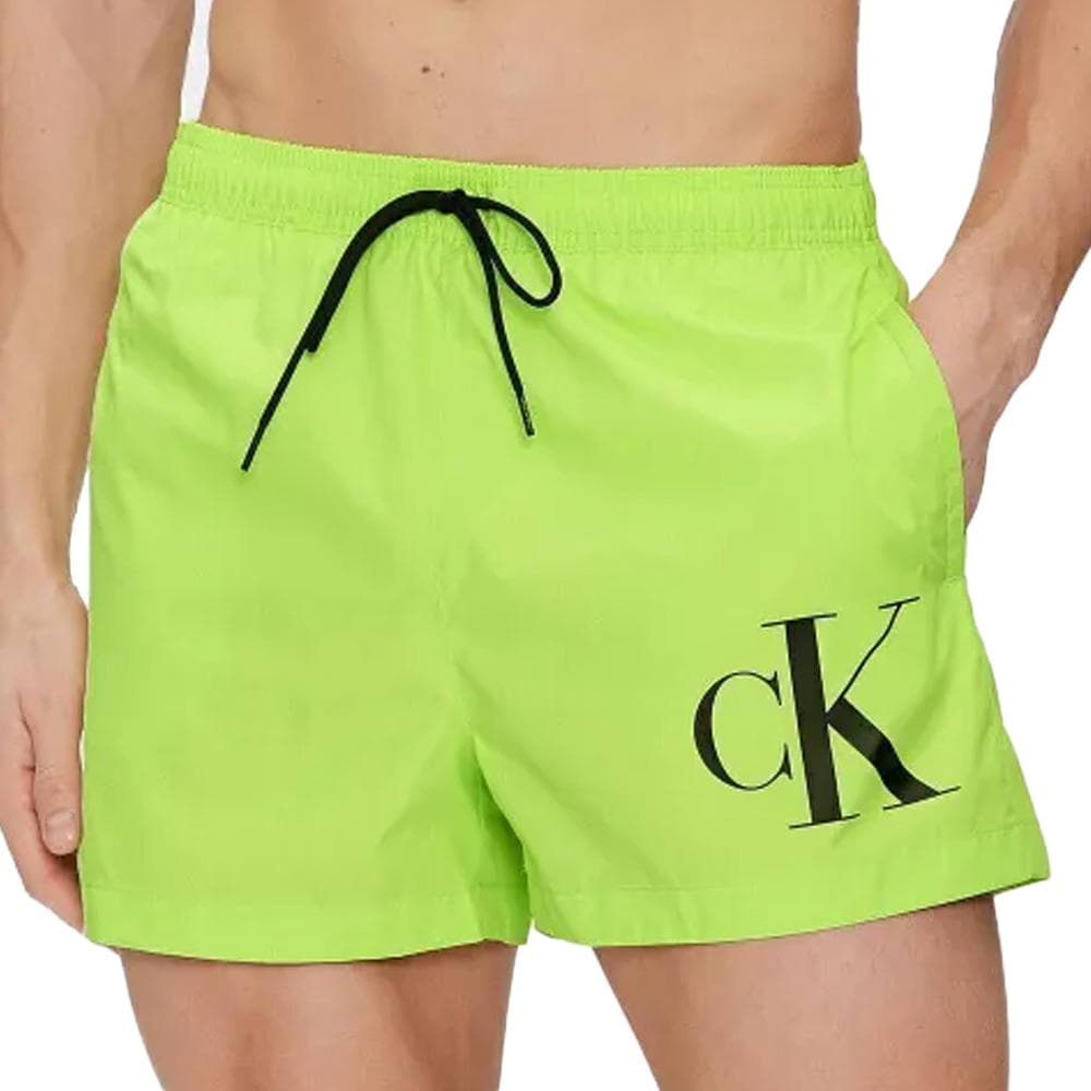 Short de bain Vert Homme Calvin Klein Jeans Drawstring 1