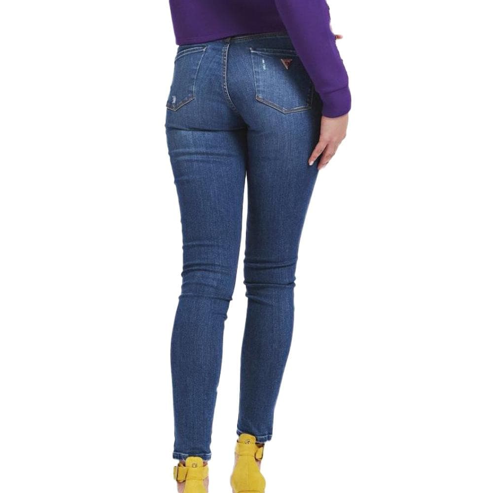 Jean Ultra Skinny Bleu femme Guess Shed 2
