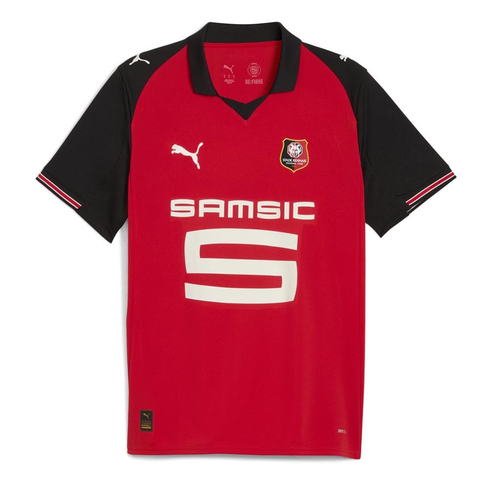 STADE RENNAIS Milan Maillot de Football Rouge/Noir Homme Puma 25/26 1