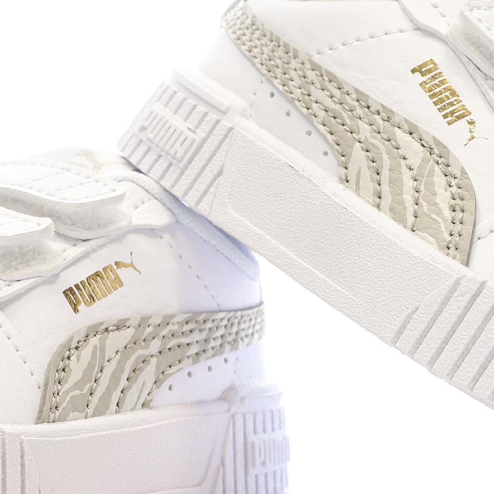 Baskets Blanches/Beiges Fille Puma Carina 2.0 7