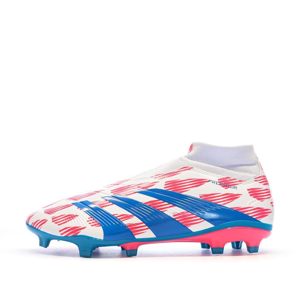 Chaussures de Foot Blanc/Rose Homme Adidas Predator League Ll FG 1