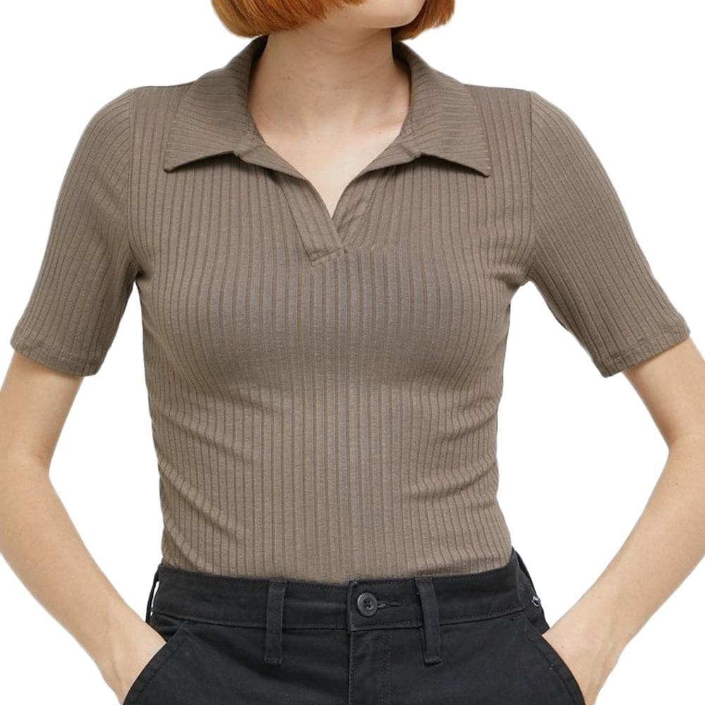 Polo Marron Femme JDY Fransiska 1