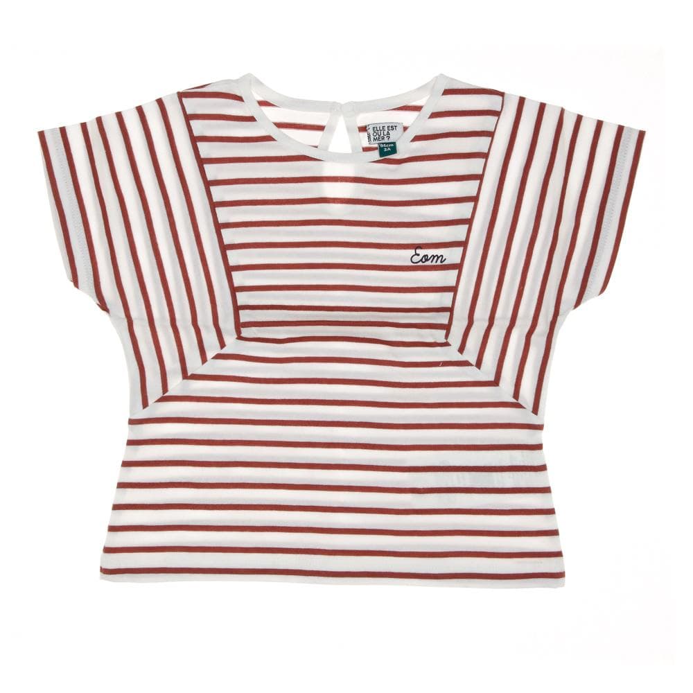 T-Shirt Blanc/Rose Fille EOM Tuner 1