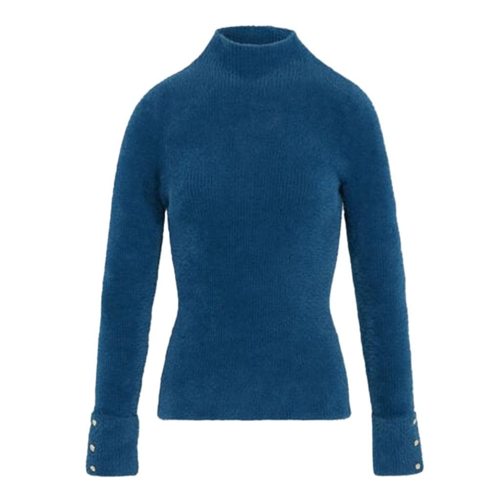 Pull Bleu Canard Femme Morgan Morik 1