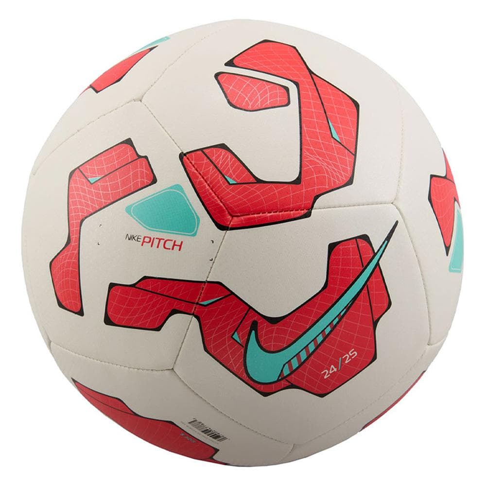 Ballon de football Blanc/Rouge NIKE Pitch 1