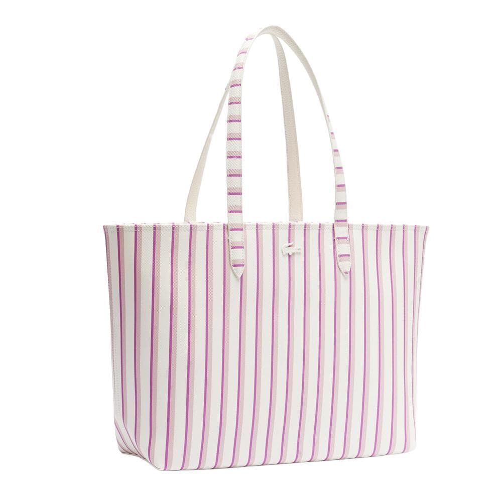 Sac Cabas Réversible Rose/Blanc Femme Lacoste Anna 3