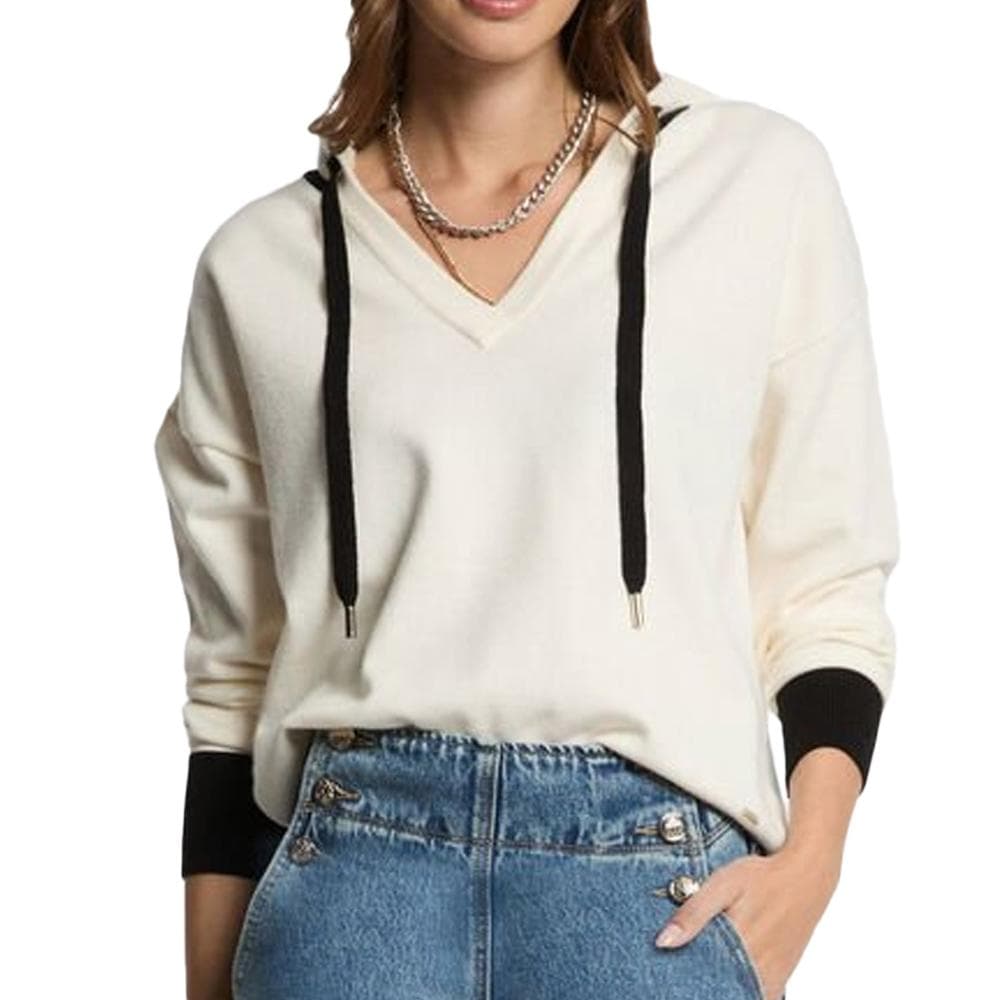 Pull Blanc/Noir Femme Morgan MARTINE 1