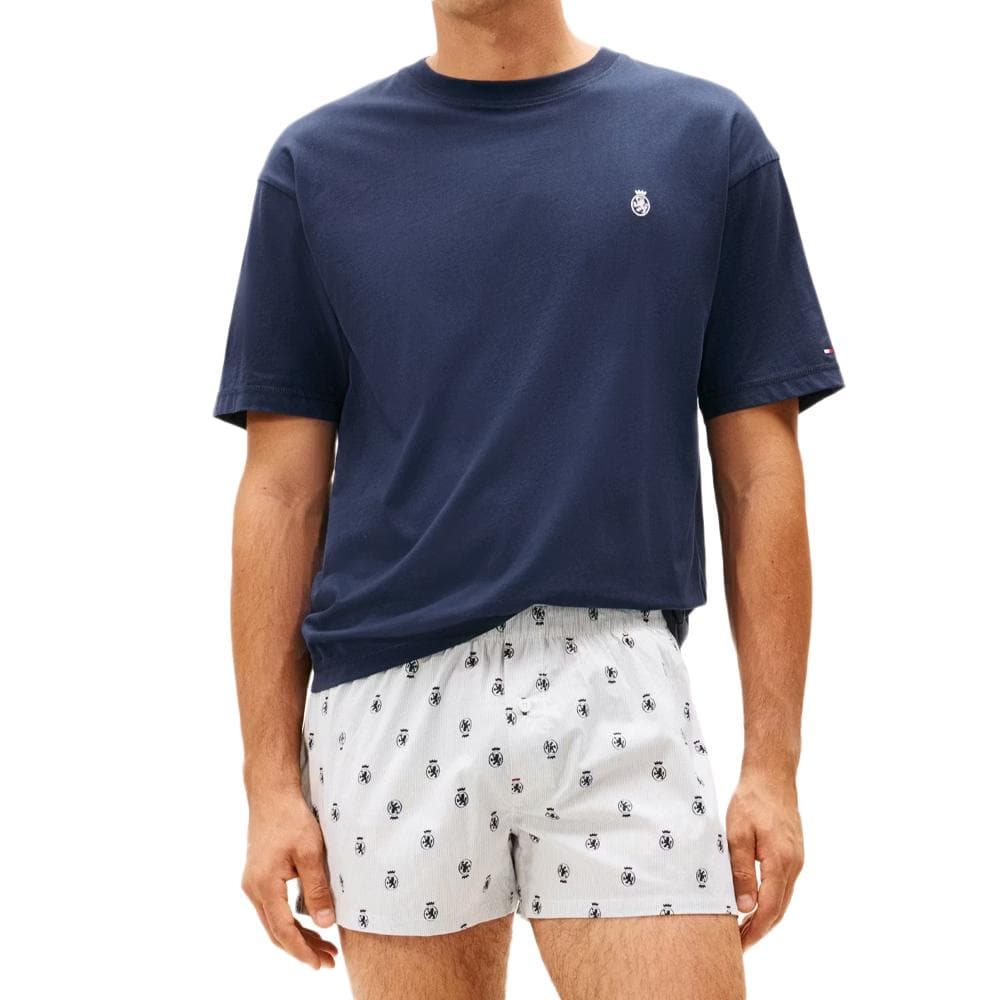 Pyjama Marine Homme Tommy Hilfiger Oversized Tee & Wove 1