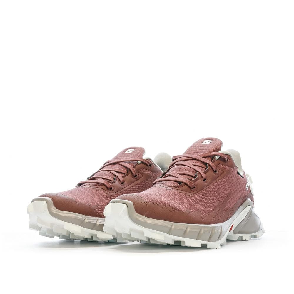 Chaussures de Trail Rouge/Blanche Femme Salomon Alphacross 4 6