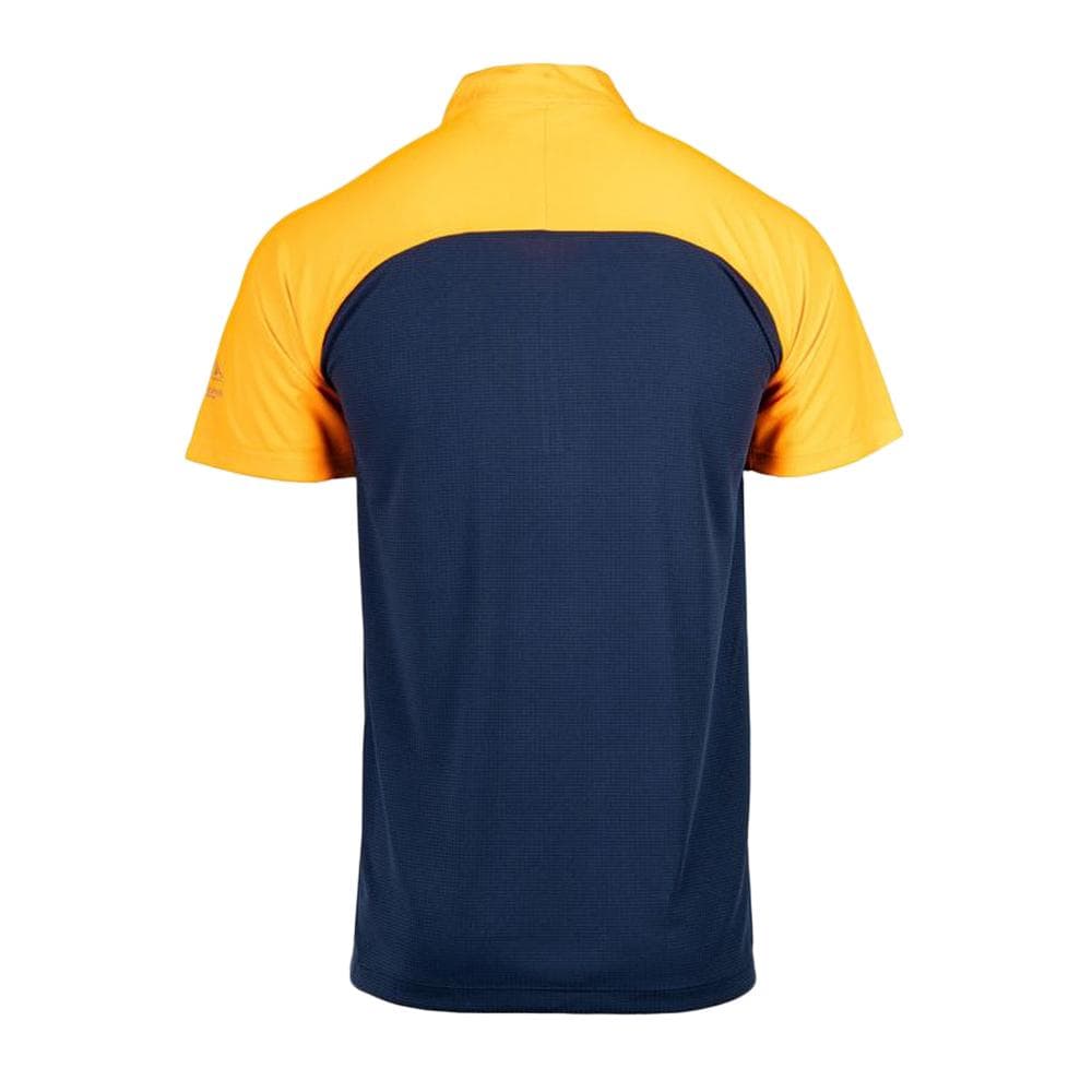 T-Shirt Bleu/Orange Homme Best Mountain RANDO 100 2