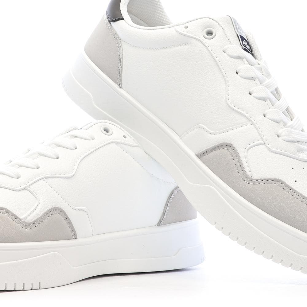 Baskets Blanches/Grises Homme Ellesse Pansit 7