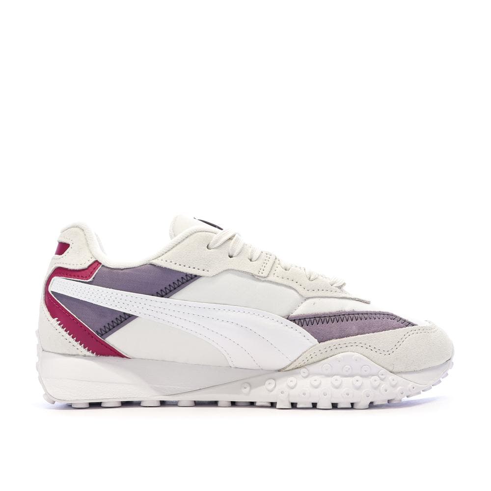 Baskets Blanches/Violettes Femme Puma Blktop 2
