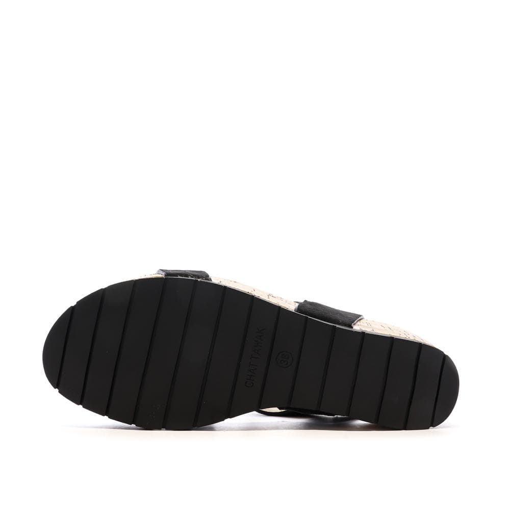 Sandales Noires Femme Chattawak Lilou 5
