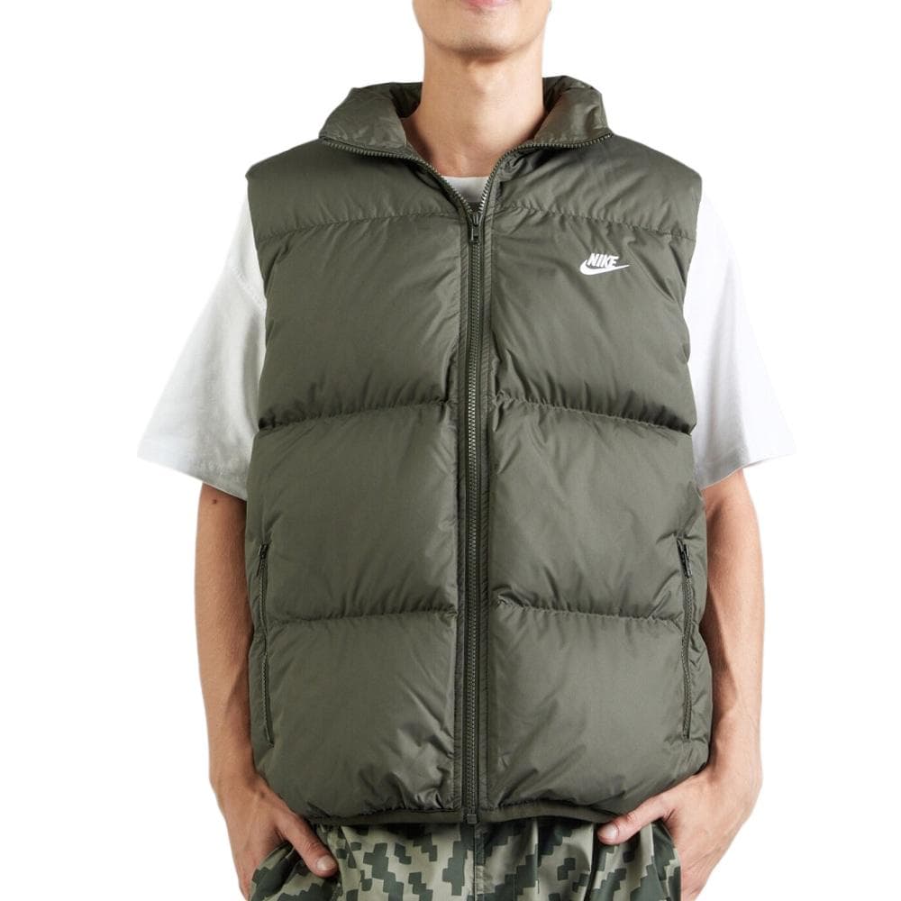 Doudoune Kaki Homme Nike Club Puffer 1