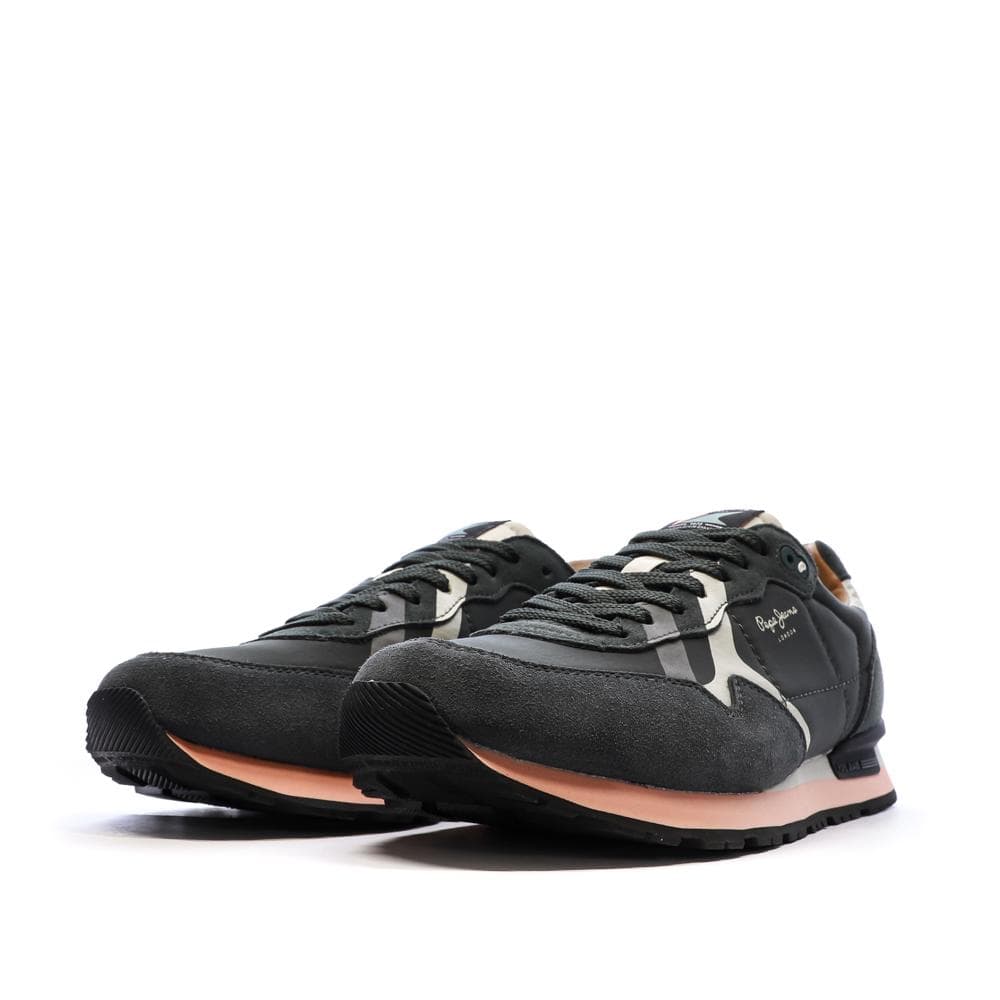 Baskets Noir/Rose Homme Pepe jeans Brit Prints 6