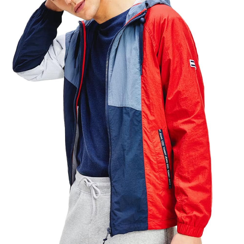 Veste Coupe-Vent Bleu Homme Tommy Hilfiger Zipthrough 1