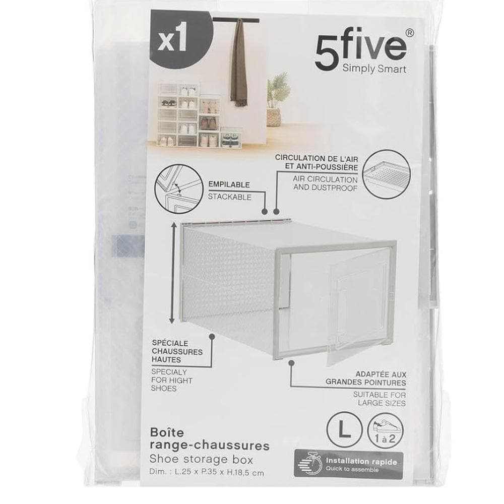 Boite Range Chaussure Transparente 5five Spacy 3