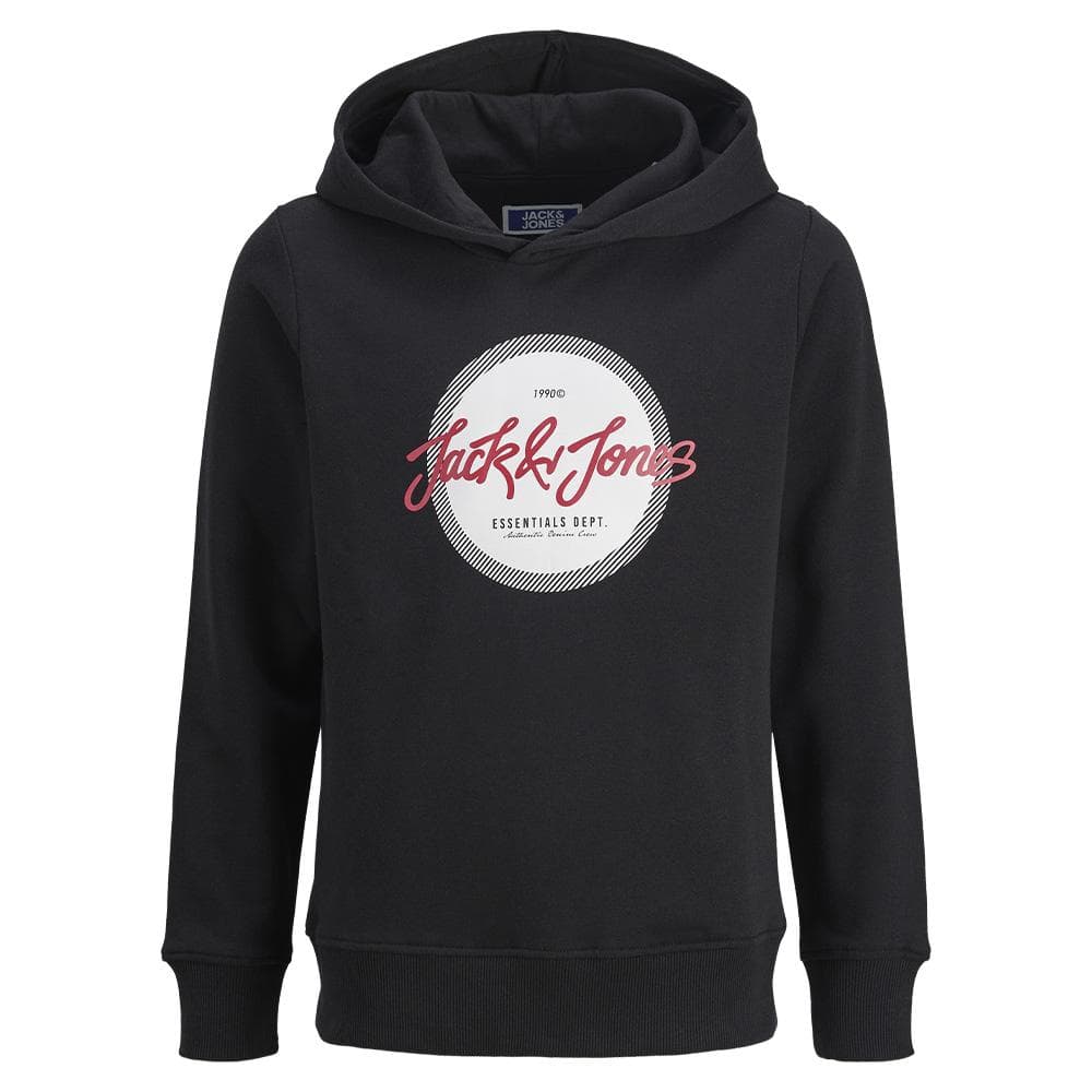 Sweat à Capuche Noir Garçon Jack & Jones Hurban 1