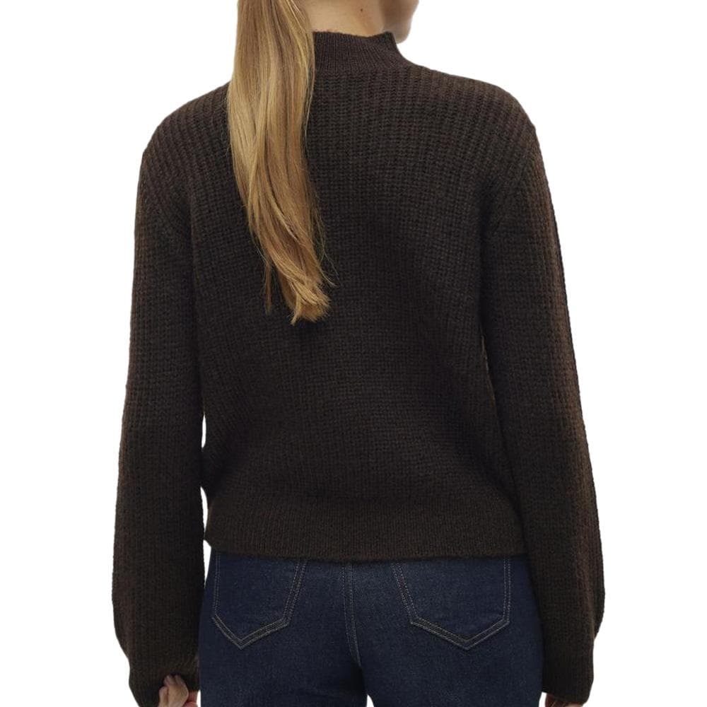 Pull Marron Foncé Femme Vero Moda Universe 2