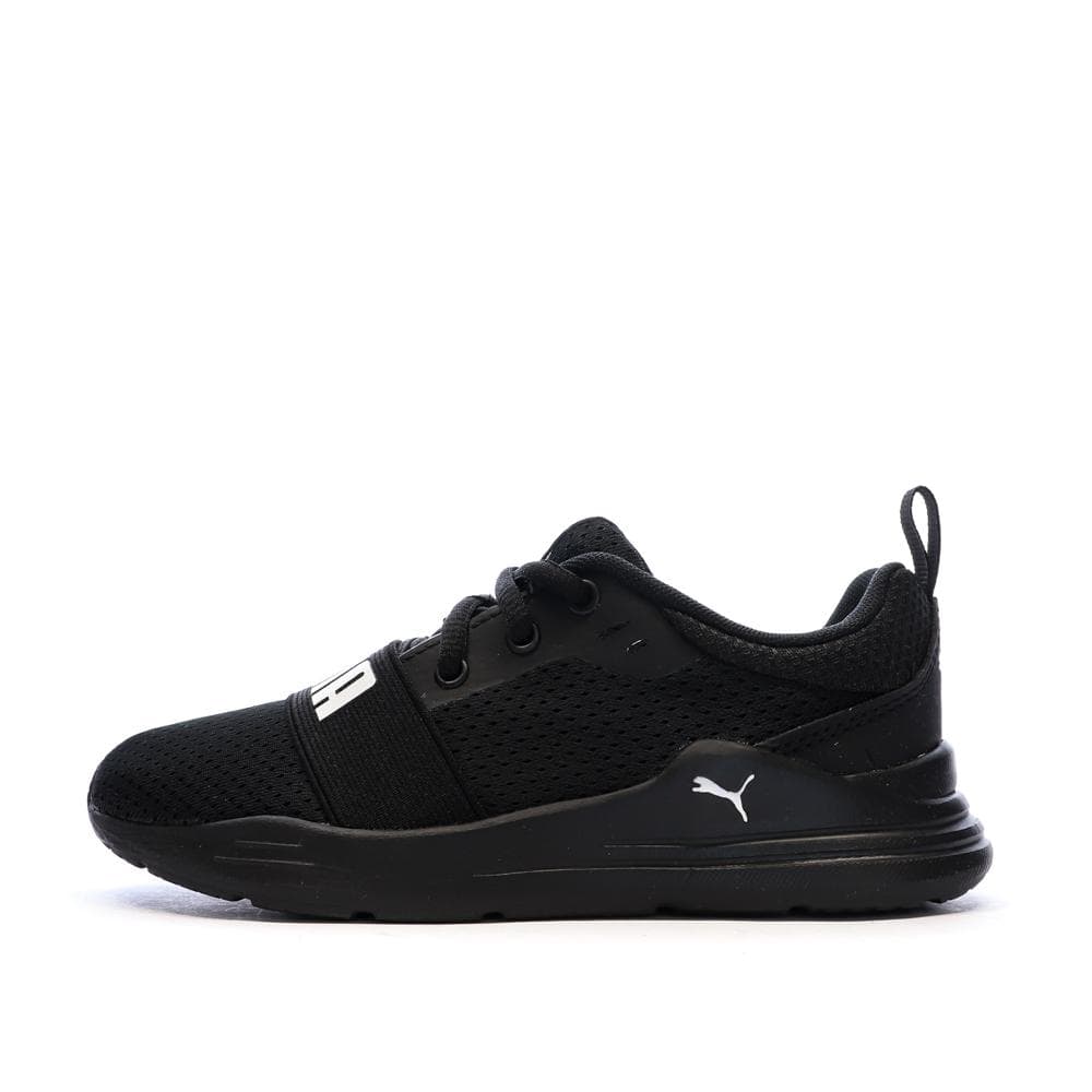 Baskets Noires Garçon Puma Wired01 1