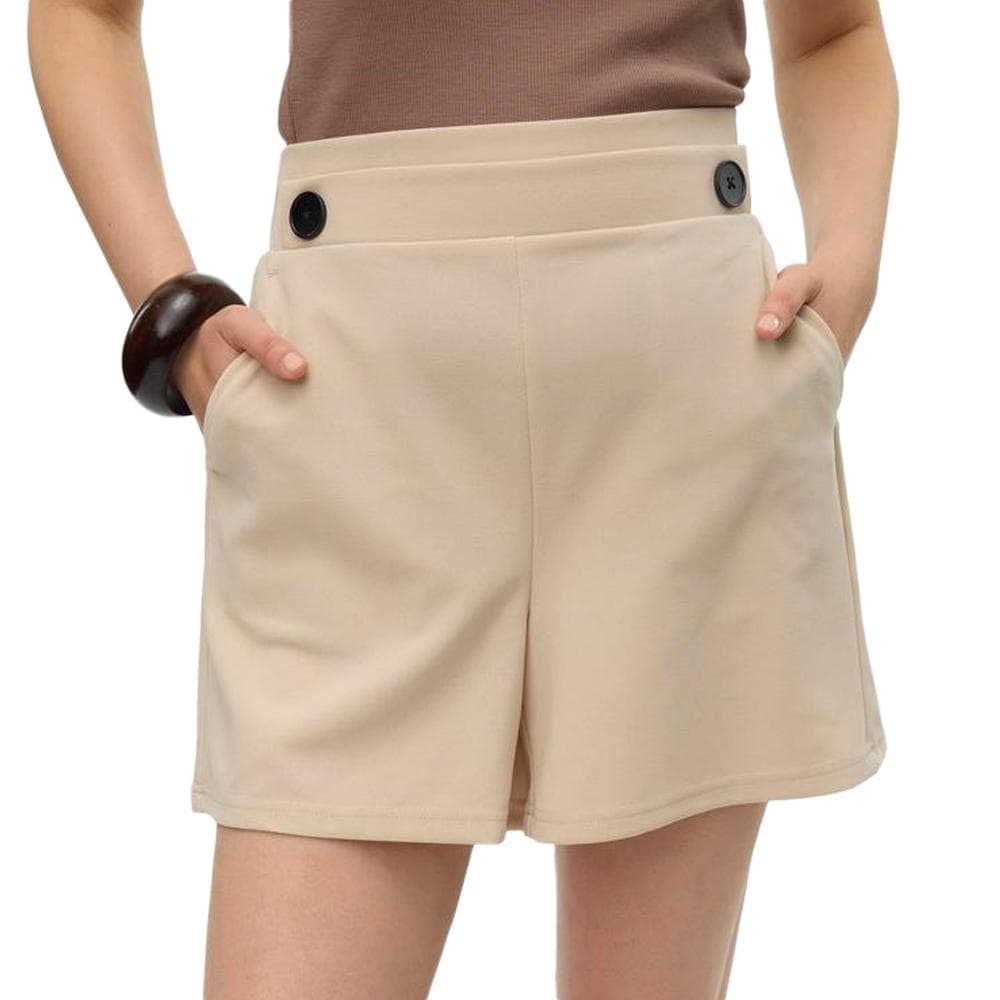 Short Beige Femme Vero Moda Liva 1