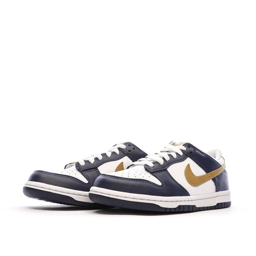 Baskets Bleu/Marron Junior Nike Dunk Low 6