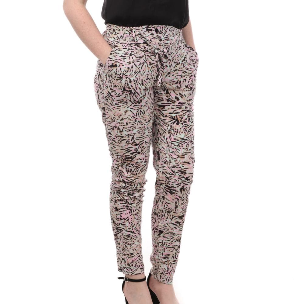 Pantalon Rose/Turquoise/Beige Femme Vero Moda Easy 1