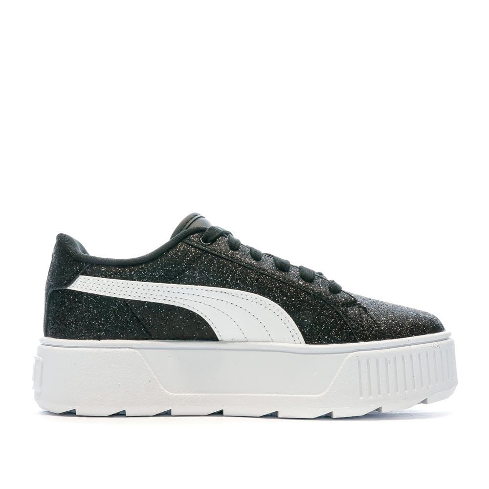 Baskets Noir/Paillettes Femme Puma Karmen Glitz 2