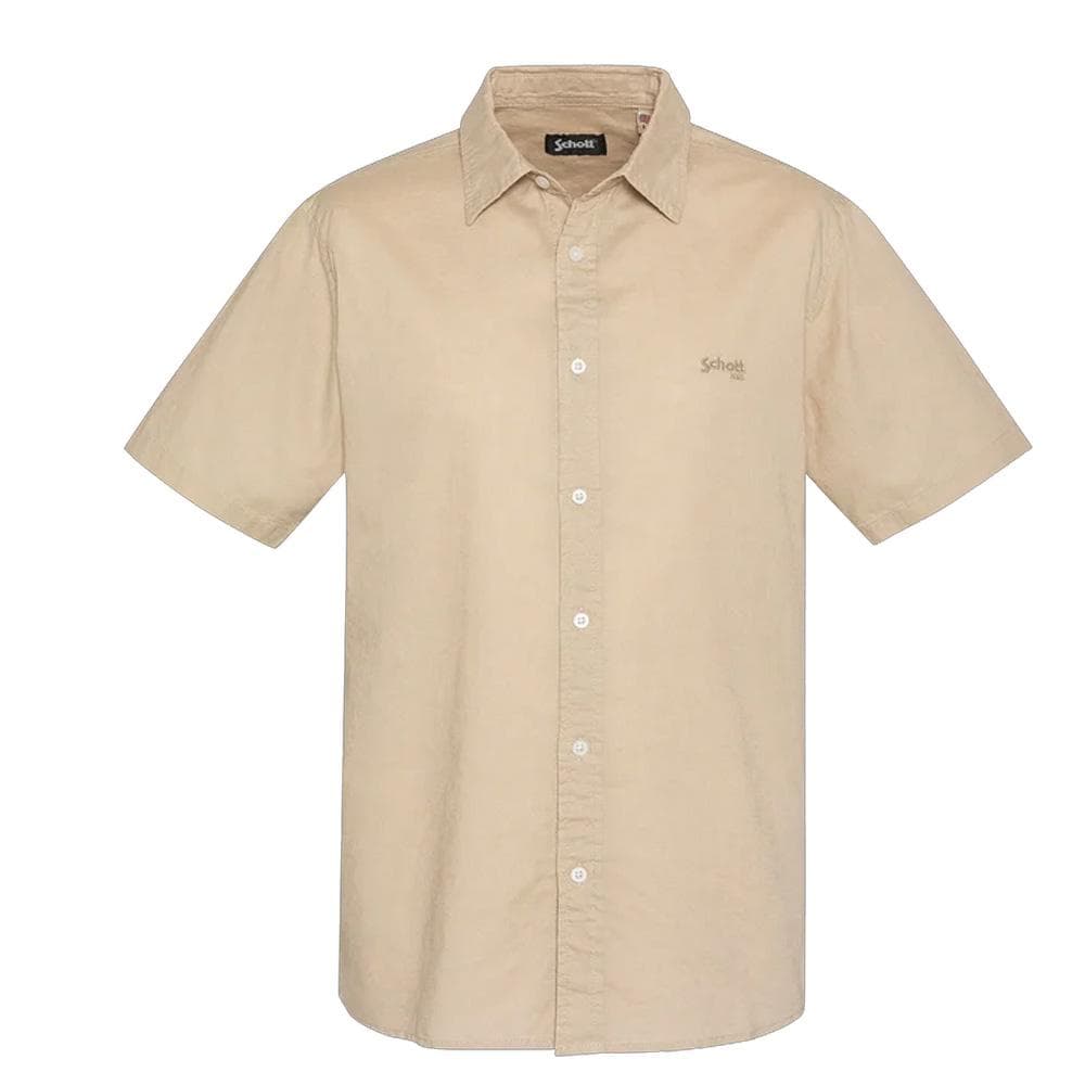 Chemise Beige Homme Schott SHROMC 1