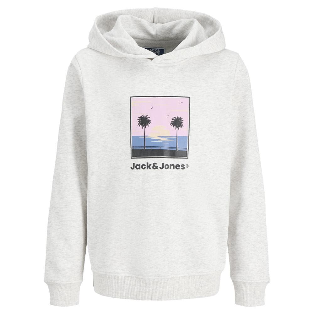 Sweat Gris Garçon Jack and Jones Hood 1