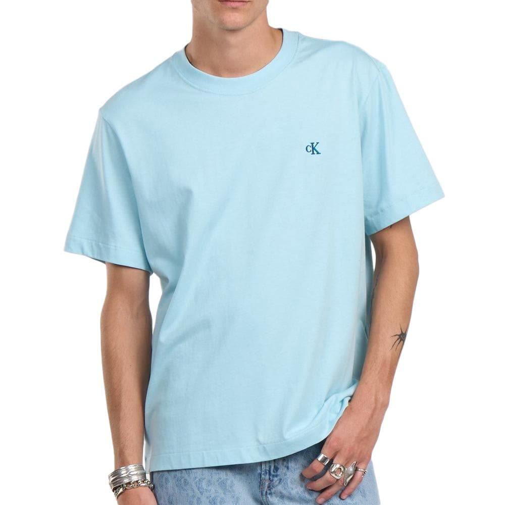 T-Shirt Bleu Homme Calvin Klein Jeans Easy LV04RC275G 1