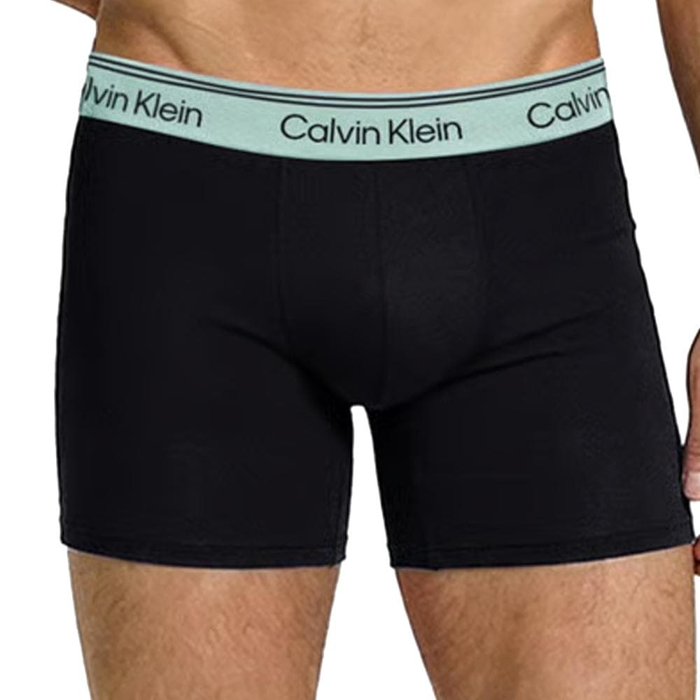 X3 Boxers Noir/Gris/Vert Calvin Klein Jeans Boxer Brief 2