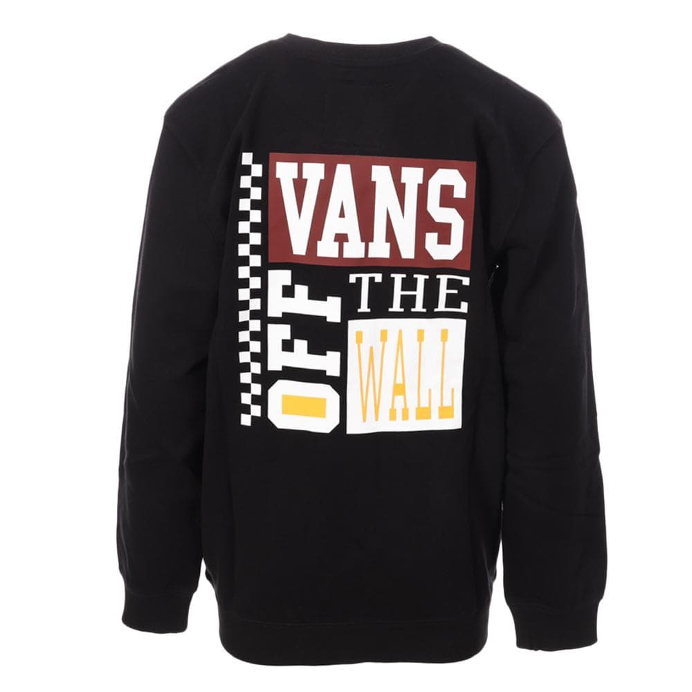 Sweat Noir Homme Vans Logo Fleece 2