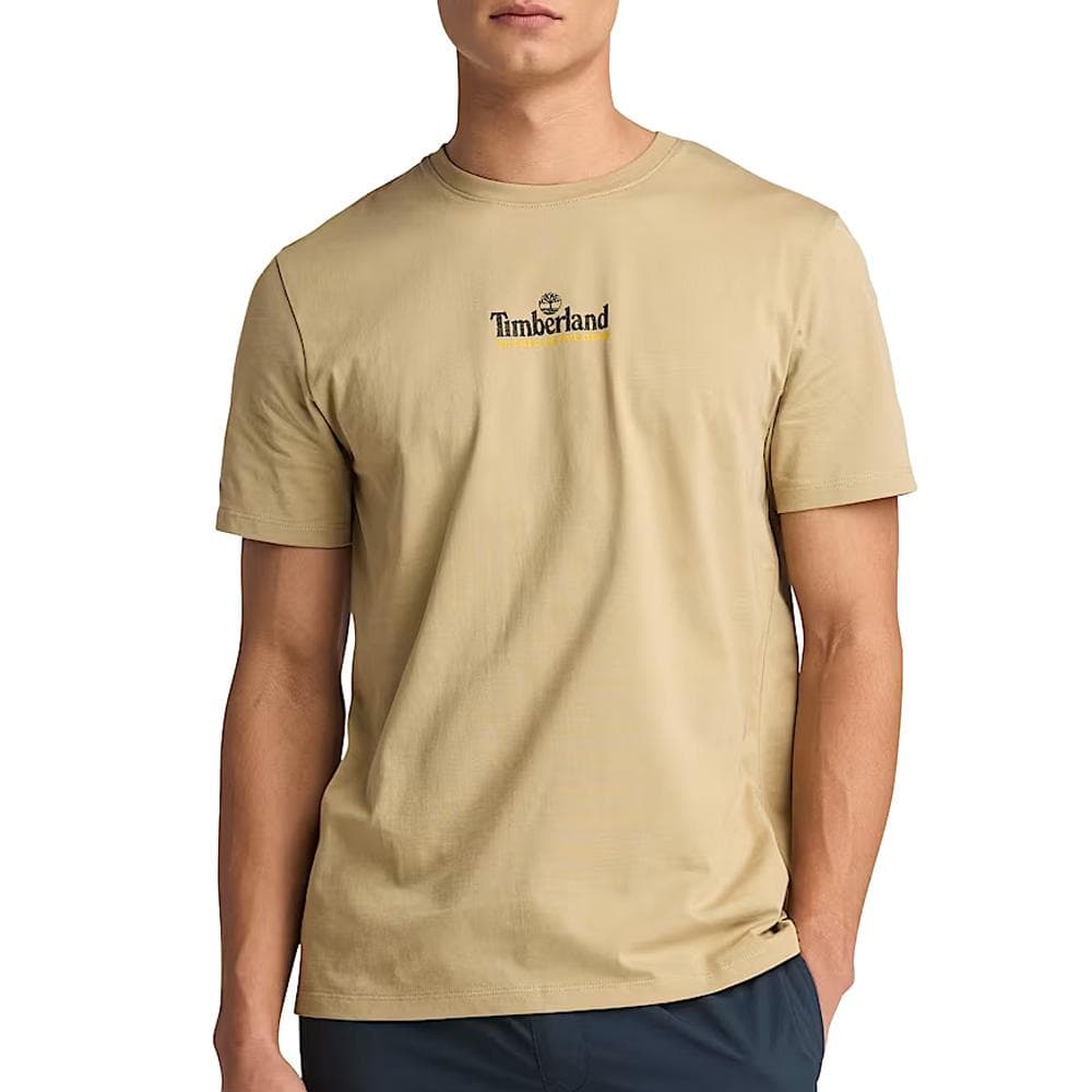 T-Shirt Beige Homme Timberland Washed Back On Trhe Road 1