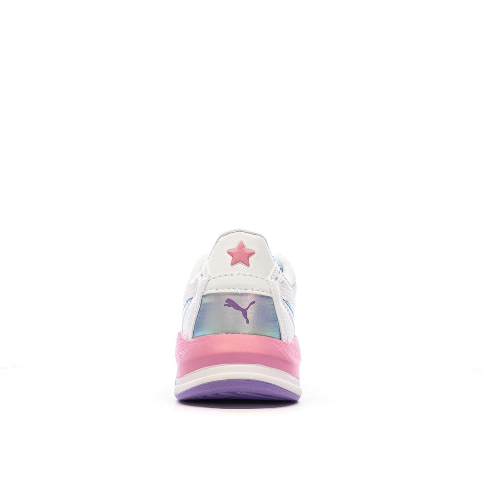 Baskets Rose/Blanc Femme/Fille Puma Bouncy 3